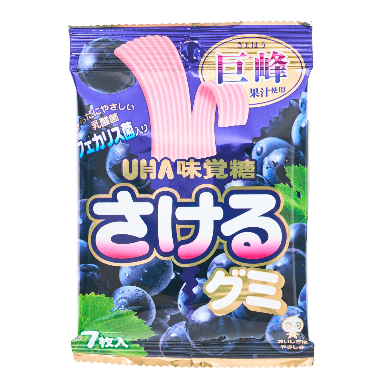 Mikakuto Sakeru Gumi Grape Flavoured Gummy Belts 32g