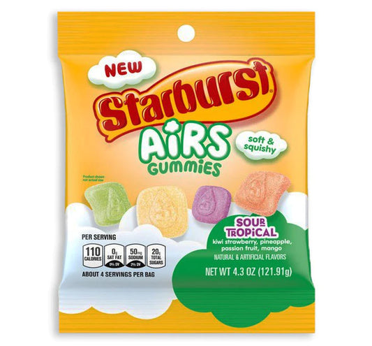 Starburst Sour Airs Gummy 122g