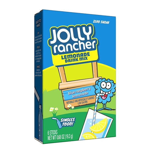 Jolly Rancher Blue Raspberry Lemonade Singles to go (Box)