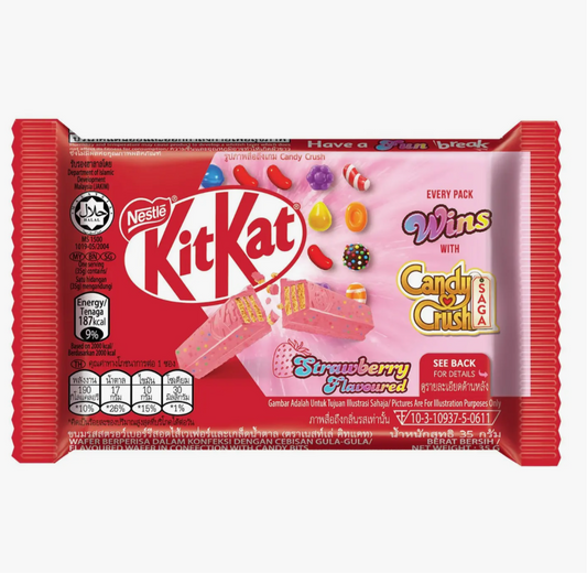 KitKat Candy Crush Strawberry 35g Malaysia