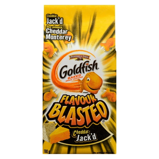 Goldfish Cheddar Jack’d Crackers, Flavour Blasted, 180g