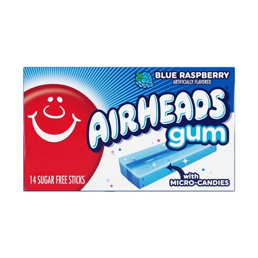 Air Heads Gum Blue Raspberry