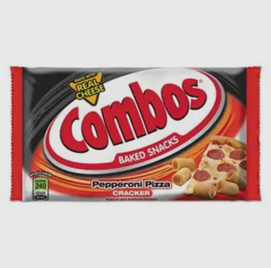 Combos Pepperoni Pizza Cracker Baked Snacks 1.75oz