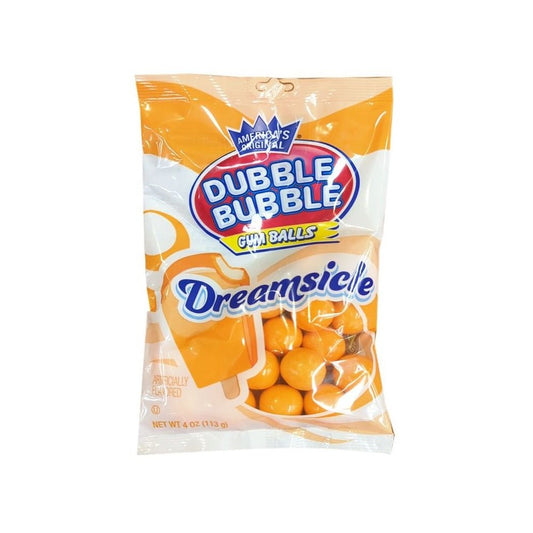 Dubble Bubble Dreamsicle Gum Balls Peg Bag 113g