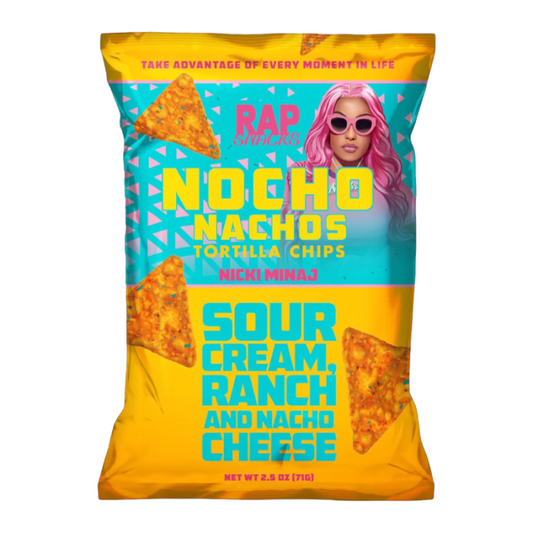 Rap Snacks Nicki Minaj Sour Cream Ranch Nocho Nachos 71g