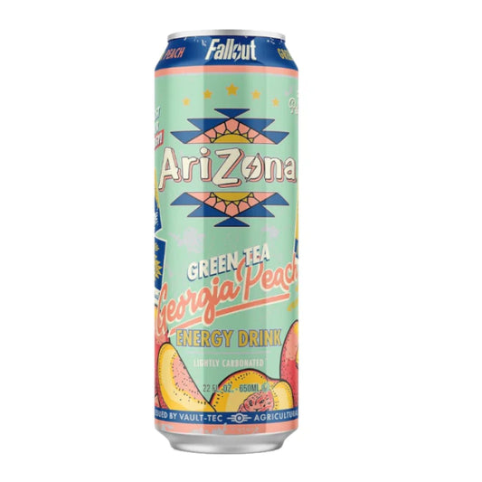 Arizona x Fallout Georgia Peach Green Tea Energy Drink 650ml