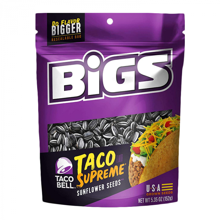 BIGS Sunflower Seeds Taco Bell Supreme 152g