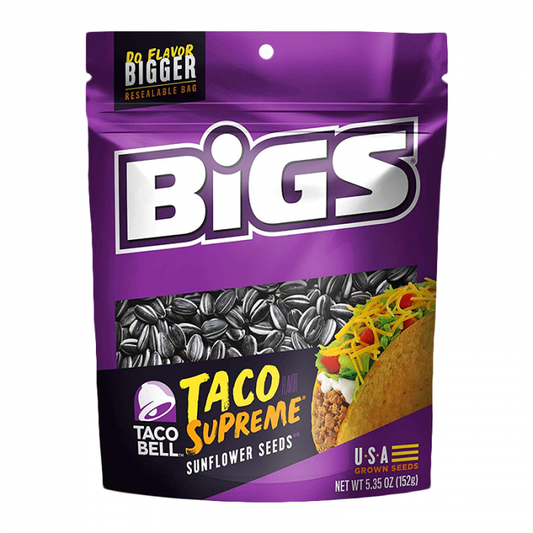 BIGS Sunflower Seeds Taco Bell Supreme 152g