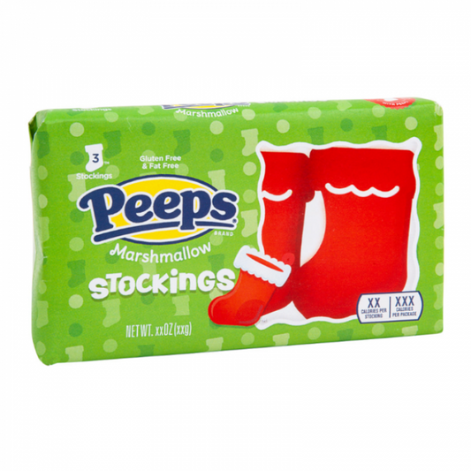 Peeps Marshmallow Stockings 3PK