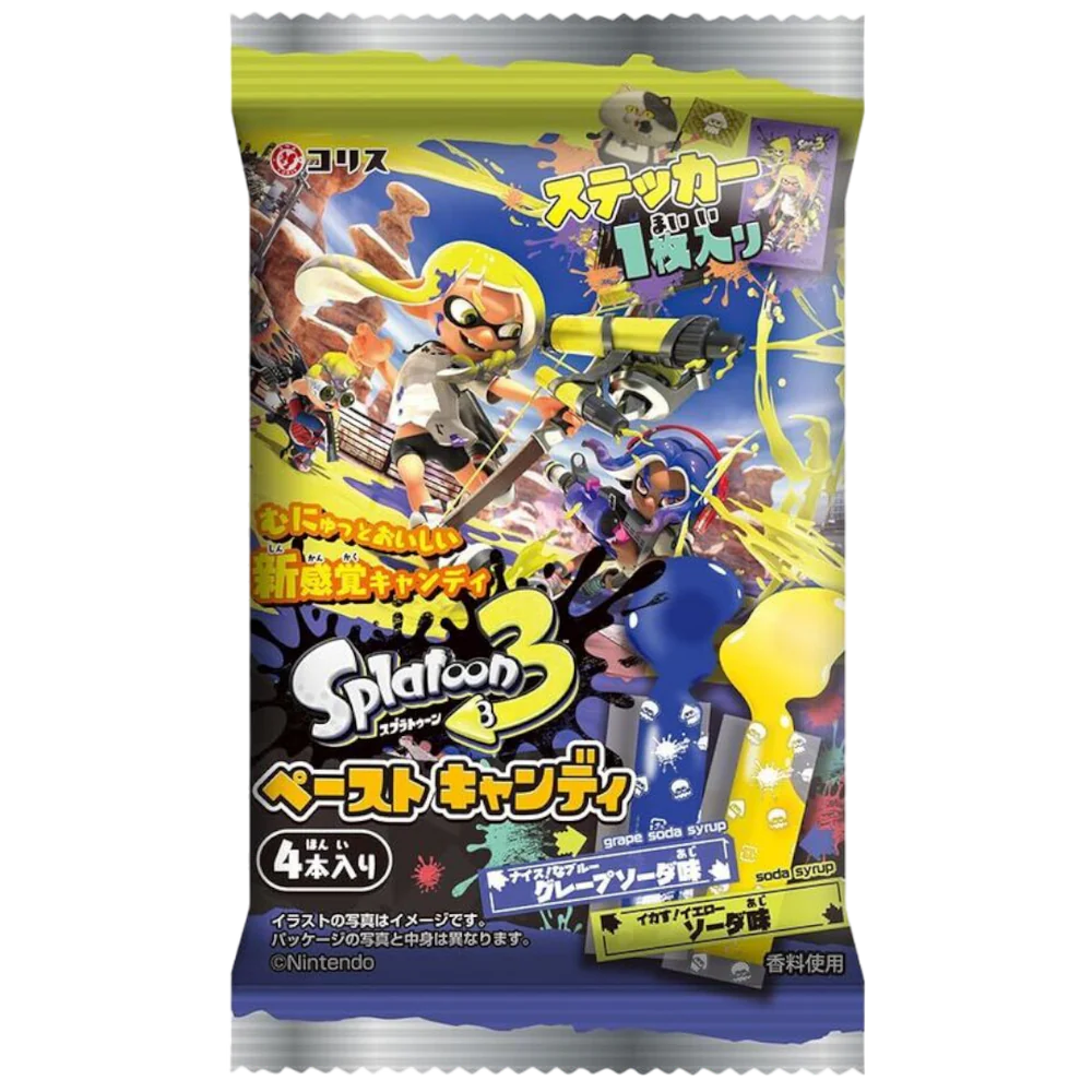 Coris Nintendo Splatoon 3 Candy with Sticker 51g Japan