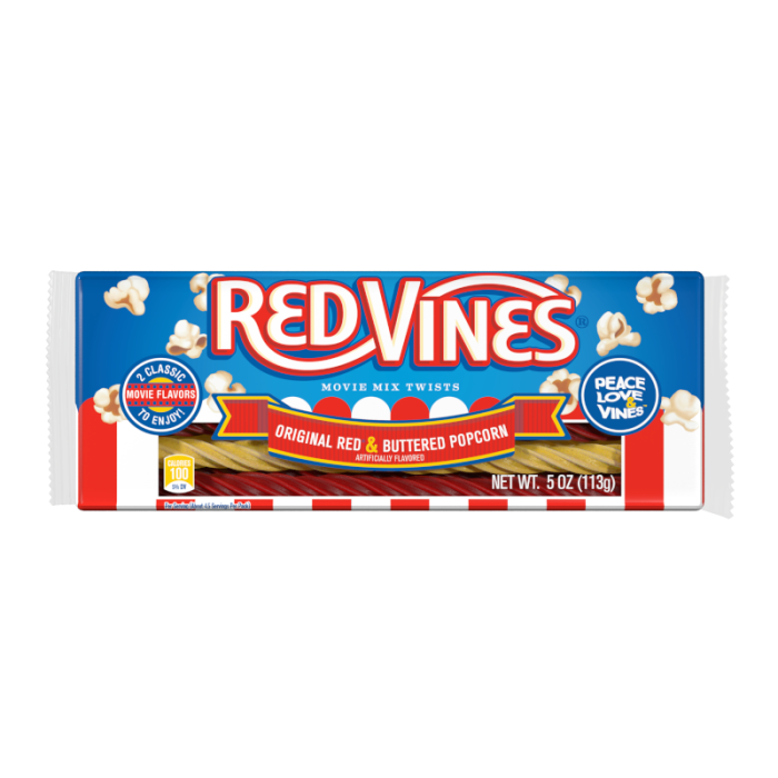 Red Vines Buttered Popcorn & Original Red Twists 142g