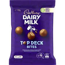 Cadbury Dairy Milk Top Deck Bites 142g Australia