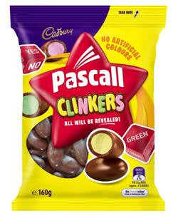 Cadbury Pascall Clinkers 160g Australia