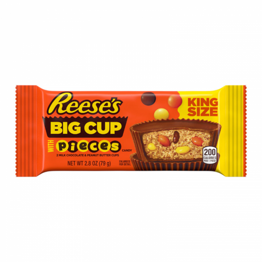 Reese's Pieces Big Cup Peanut Butter Cups King Size 78g