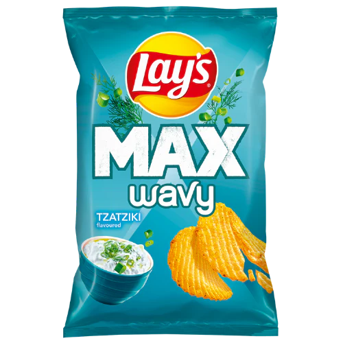 Lays Max Wavy Tzatziki 120g Spain