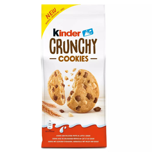 Kinder Crunchy Milk & Chocolate chip Cookies 136g