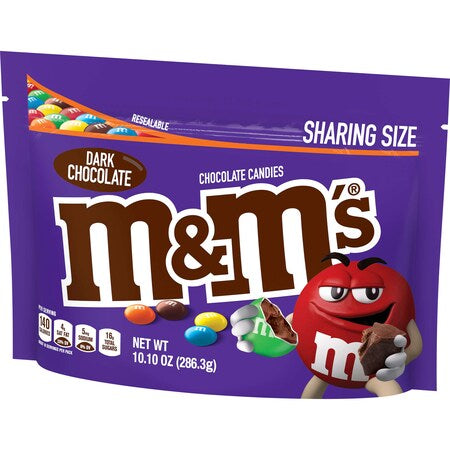 M&M’s Dark Chocolate Stand Up Pouch 266g