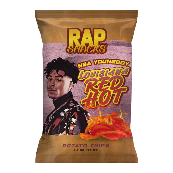 Rap Snacks NBA YoungBoy Louisiana Red Hot 71g