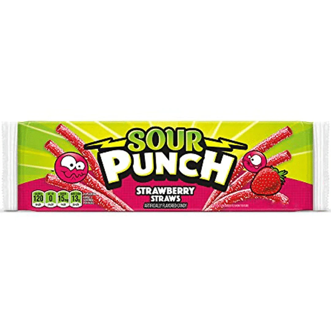 Sour Punch Straws Strawberry 56g