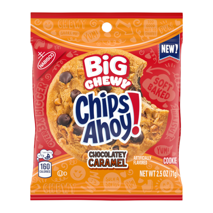 Chips Ahoy! BiG Chewy Chocolatey Caramel Cookies 71g