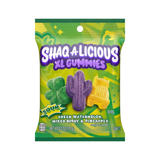 Shaq-A-Licious XL Gummies Sour Peg Bag 175g