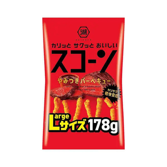 Koikeya Scorn Juicy Beef &
Original Sauce BBQ Corn Snacks
178g Japan