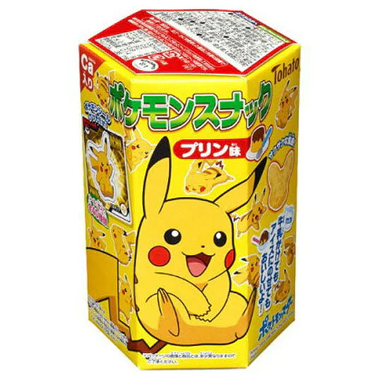 TOHATO Pokemon Pudding Snacks 23g Japan