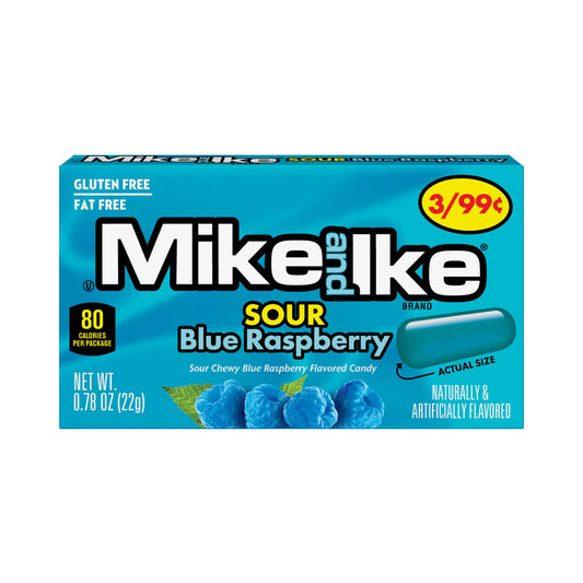 Mike & Ike Sour Blue Raspberry 22g