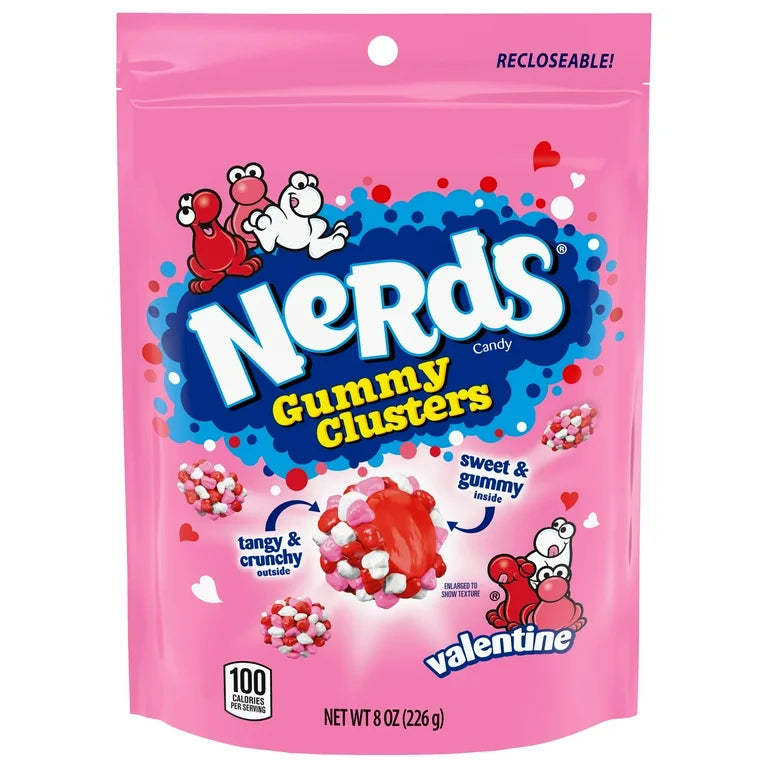 Nerds Valentine's Gummy Clusters 226g