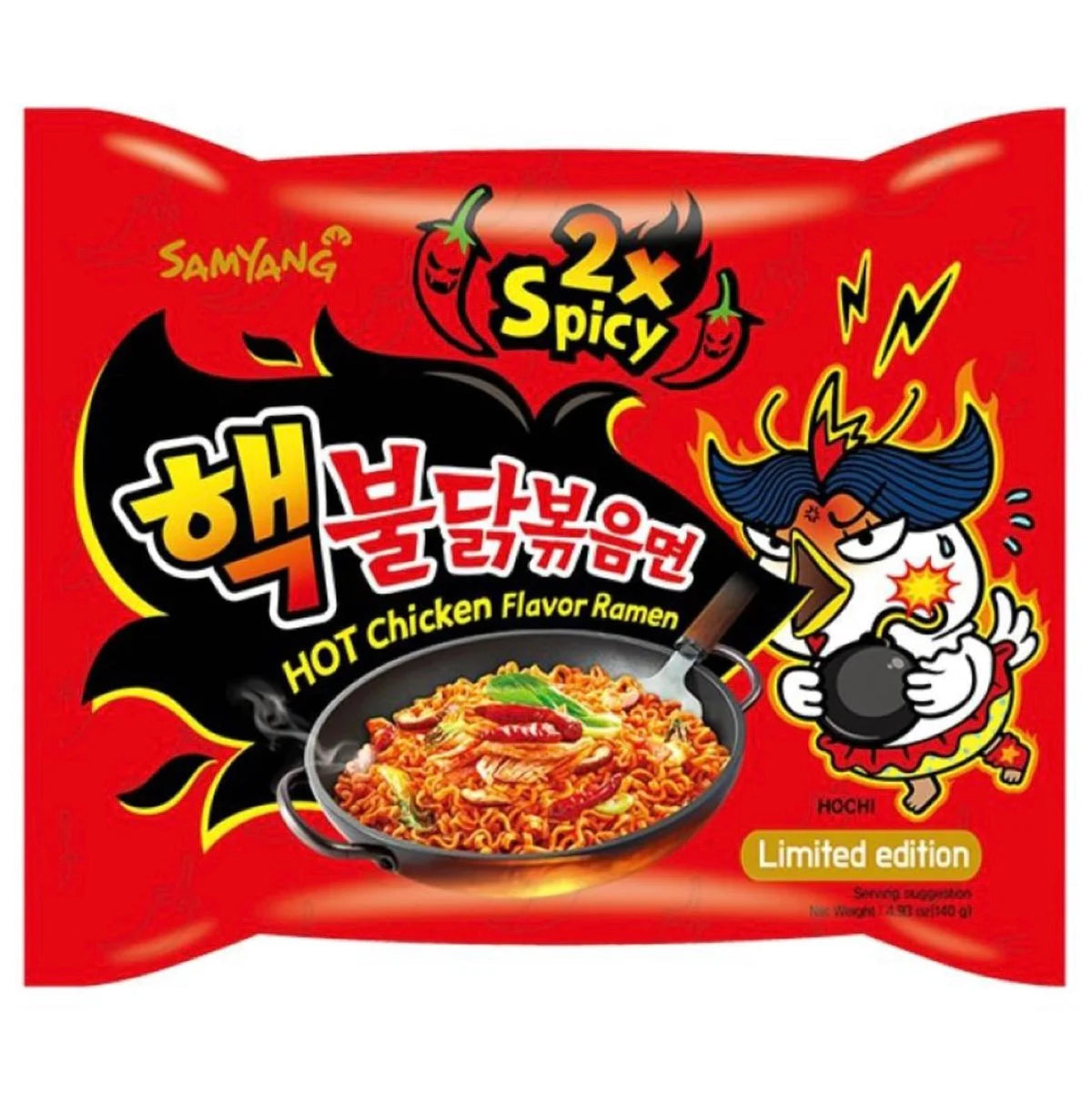 Buldak 2X Hot Chicken Flavour Ramen 130g