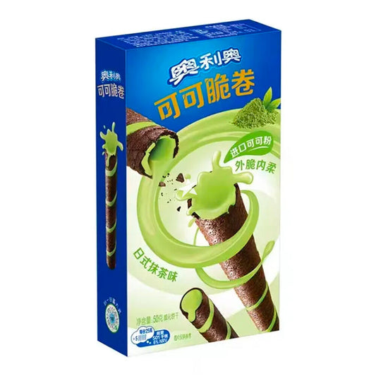 Oreo Crispy Roll Matcha China 50g