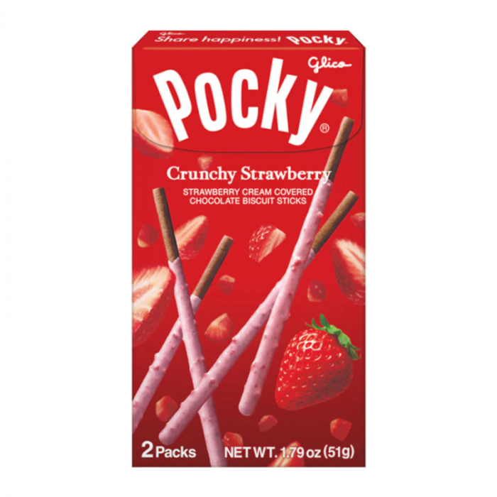 Pocky Crunchy Strawberry 50g Japan