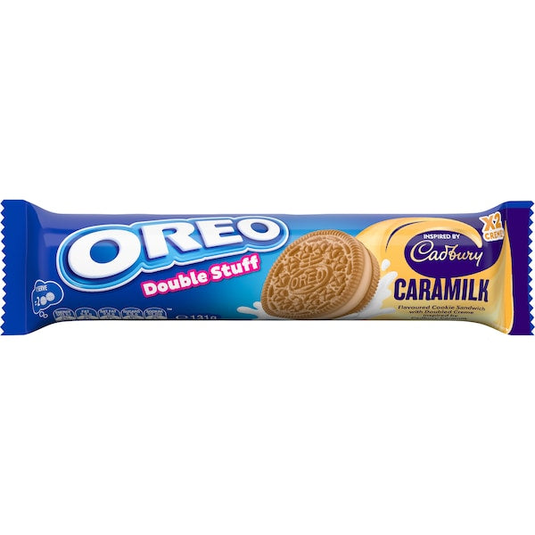 Oreo Biscuits Caramilk Double Stuff Cookies 131g Australia