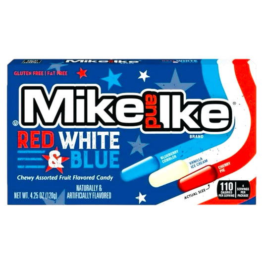 Mike & Ike Red White & Blue Theater Box 120g