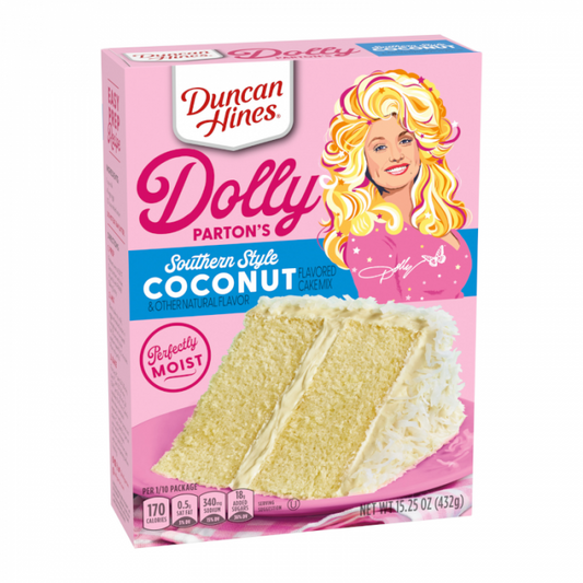 Duncan Hines Dolly Parton's Southern Style Coconut Cake 432g