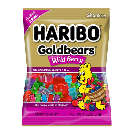 Haribo Gold Bears Wild Berry 113g