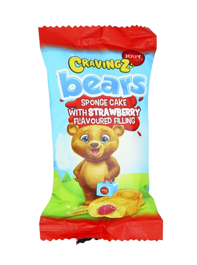 Cravingz Bears Golden Cake Strawberry