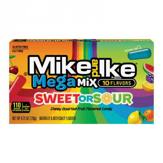 Mike & Ike Mega Mix Sweet & Sour Theater Box 120g