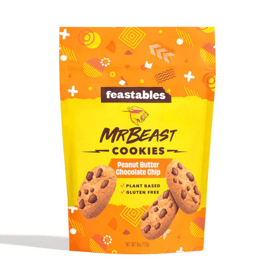 Mr Beast Feastables Peanut Butter Chocolate Chip Cookies 170g