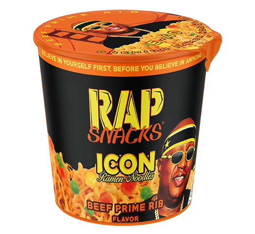 Rap Snacks Icon Ramen Noodles - Beef Prime Rib 64g