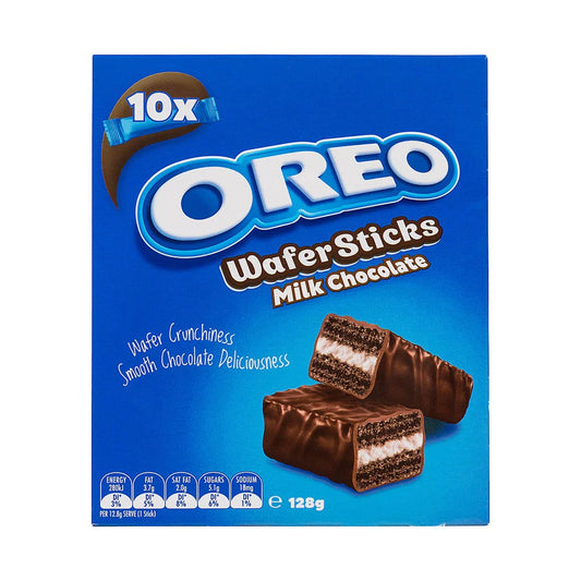Oreo Wafer Sticks Milk Chocolate 128g Australia
