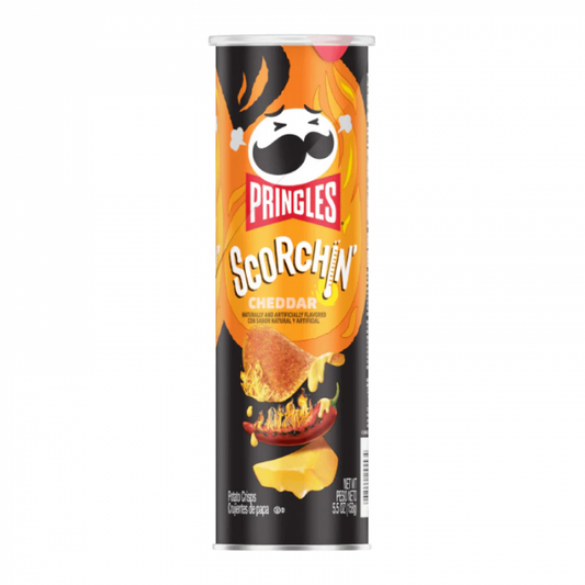 Pringles Scorchin Cheddar 156g