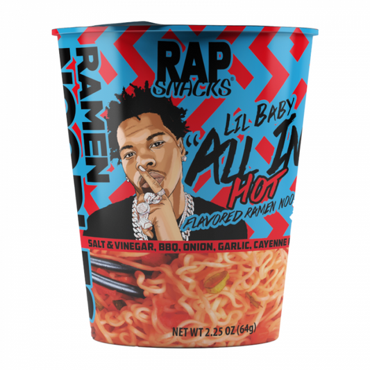 Rap Snacks All In-Hot Flavored Ramen Noodles 64g