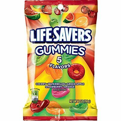 Life Savers Gummies 5
Flavour 180g Peg Bag