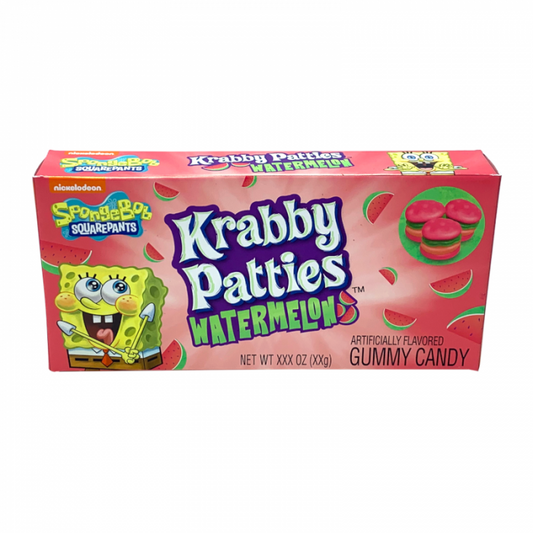 Spongebob Squarepants Gummy Krabby Patties Watermelon 99g