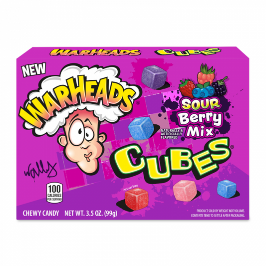 Warheads Berry Mix Cubes 99g