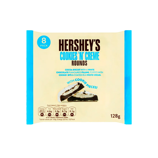 Hersheys Cookies N Creme Rounds 8 Pack
